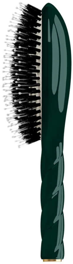 Large Brush Emerald Green 03 Essential Boar and Soft Nylon Bristles