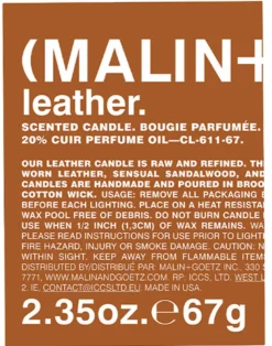 Leather Candle