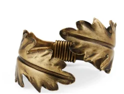 MAGNOLIA NAPKIN HOLDER - BRASS