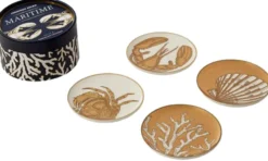 MARITIME COCKTAIL COASTERS - SET OF 4