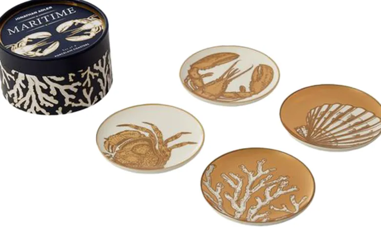 MARITIME COCKTAIL COASTERS - SET OF 4