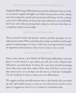 Mindful Affirmations Health & Wellbeing
