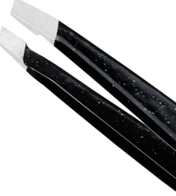 Mini Slant Tweezer - Dusted Onyx