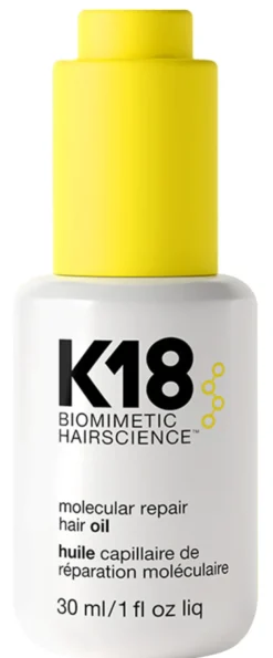 Molecular repair hair oil