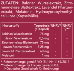 No8 Schlaf Komplex 1,0 mg Melatonin