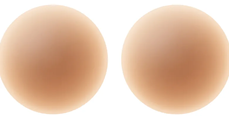 No-Show Adhesive and Reusable Round Nipple Covers