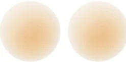 No-Show Adhesive and Reusable Round Nipple Covers