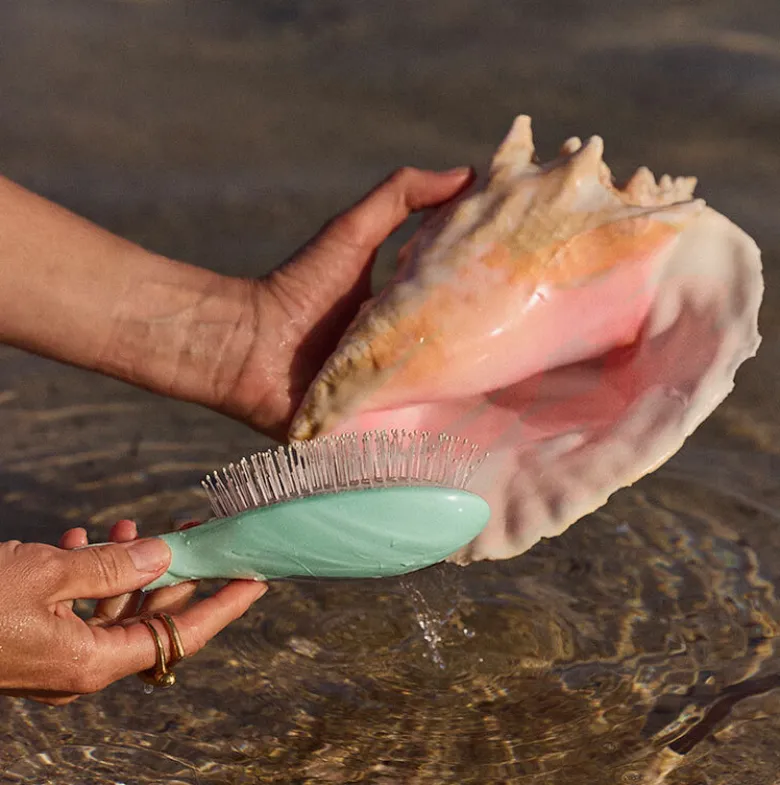 N.04 The Massaging Detangling Hairbrush THE MIRACLE Blue Lagoon