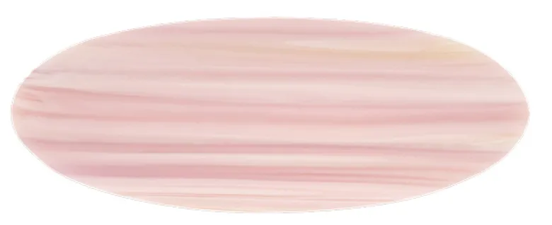 Oval Chérie Clip - Light Pink