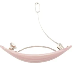 Oval Chérie Clip - Light Pink