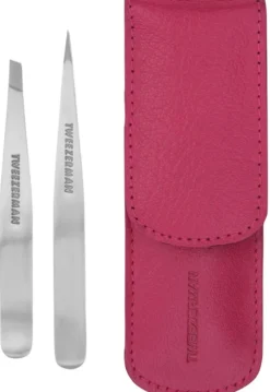 Petite Tweeze Set With Pink Case