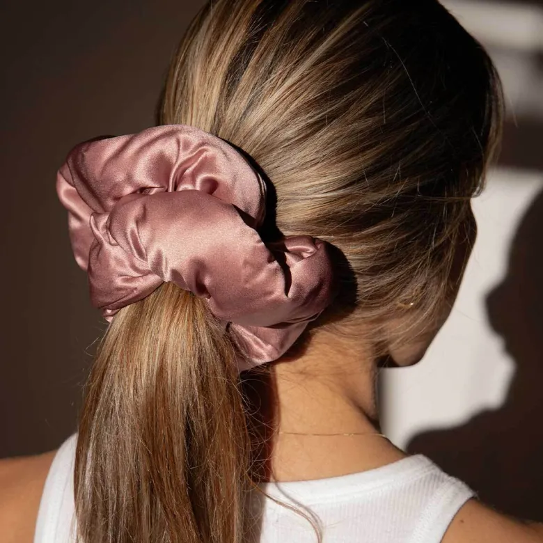 Pillow Scrunchie - Damask Rose