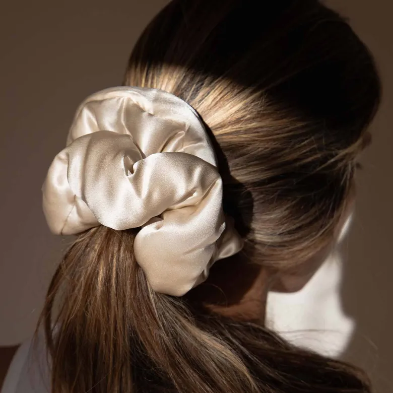 Pillow Scrunchie - Dusty Gold
