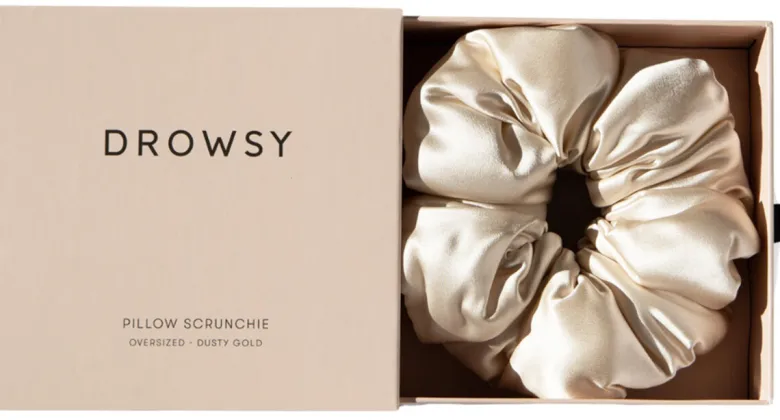 Pillow Scrunchie - Dusty Gold