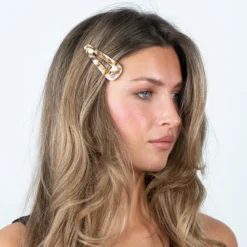 Plage Buckle Clip - Brown Mix
