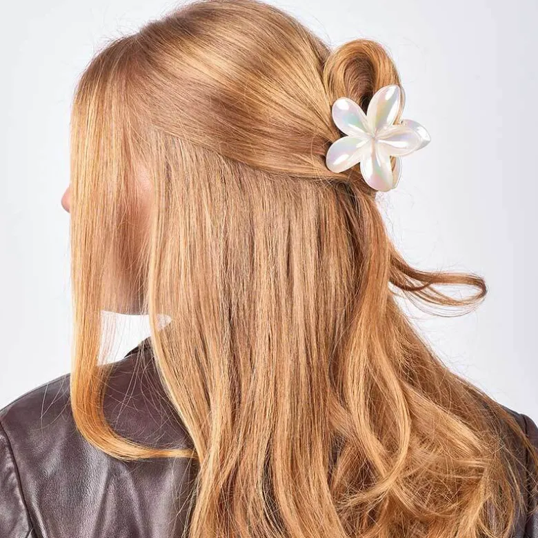 Plumeria Pastel Big - Bright White