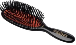 Pocket Child Bristle Hairbrush CB4 - Dark Ruby