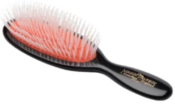 Pocket Nylon Hairbrush N4 - Dark Ruby