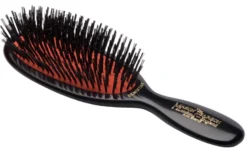 Pocket Sensitive Bristle Hairbrush SB4 - Dark Ruby