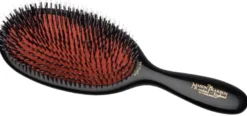 Popular Bristle & Nylon Hairbrush BN1 - Dark Ruby