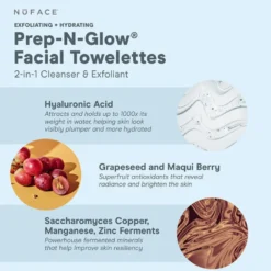 PREP-N-GLOW Cleanse + Exfoliation Cloths