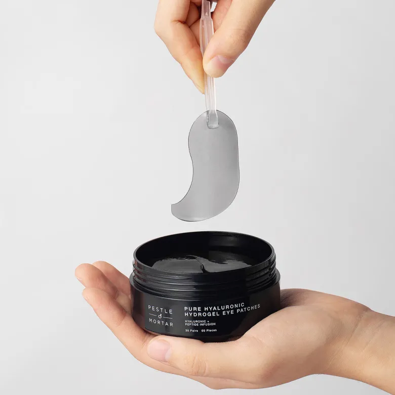 Pure Hyaluronic Hydrogel Eye Patches