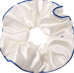 Pure Silk Jumbo Scrunchie - courtside