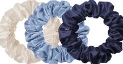 pure silk large scrunchies