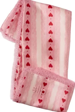 pure silk queen pillowcase with lace trim - sweetie