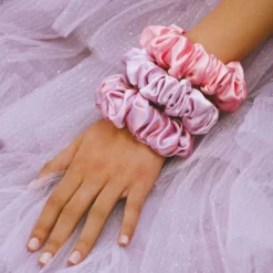Pure Silk Scrunchies Large
