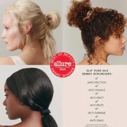 Pure Silk Skinny Scrunchies