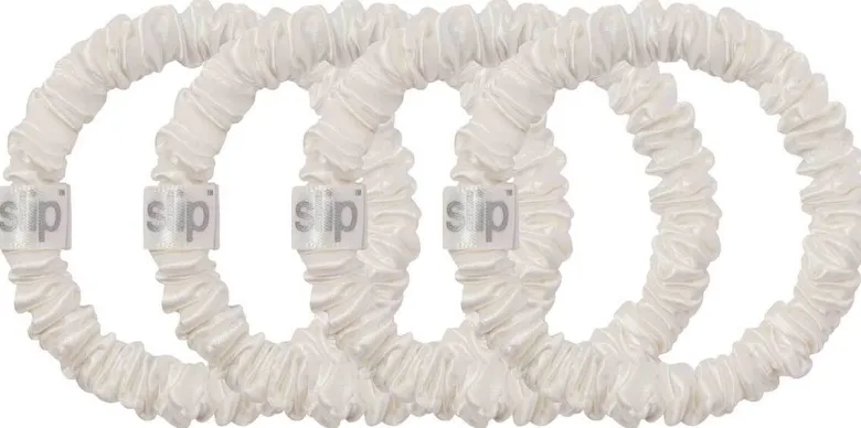Pure Silk Skinny Scrunchies