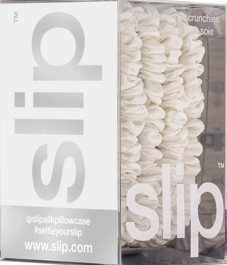 Pure Silk Skinny Scrunchies
