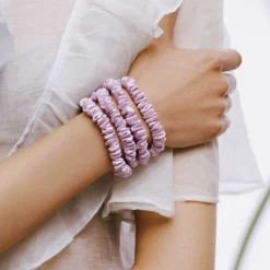 Pure Silk Skinny Scrunchies