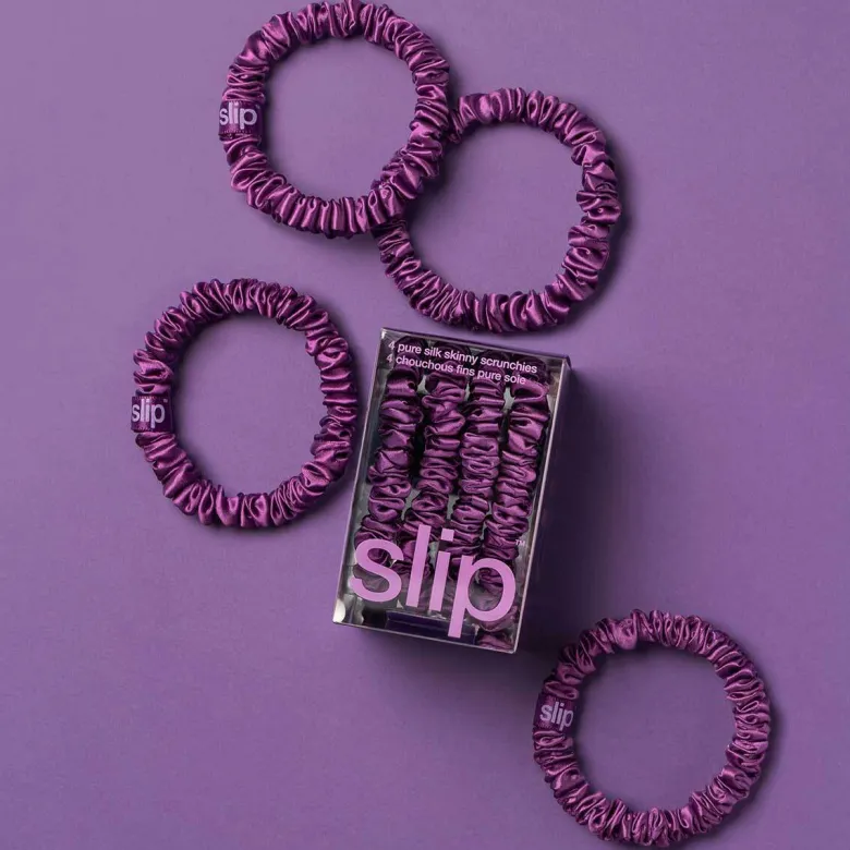 Pure Silk Skinny Scrunchies