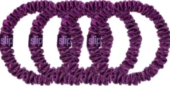 Pure Silk Skinny Scrunchies