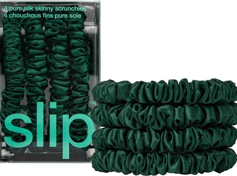 Pure Silk Skinny Scrunchies
