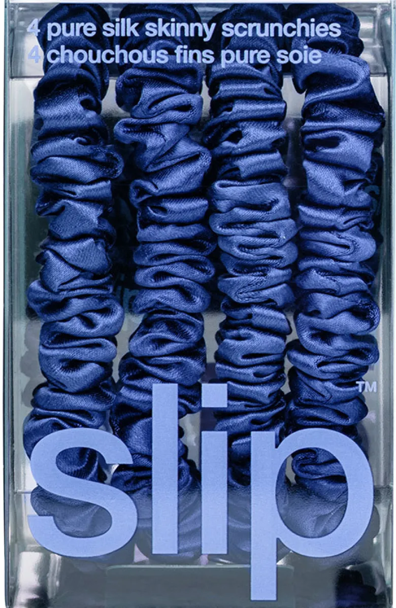 Pure Silk Skinny Scrunchies