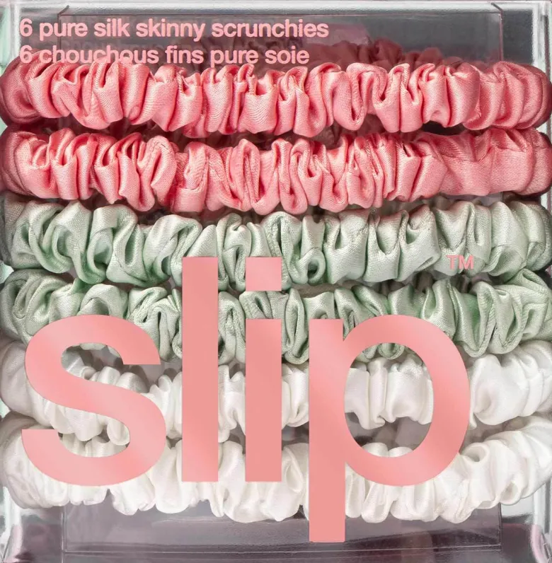 Pure Silk Skinny Scrunchies