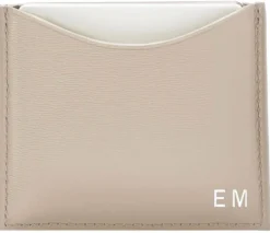 Refillable Fine Leather Compact Case