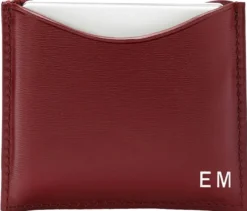 Refillable Fine Leather Compact Case