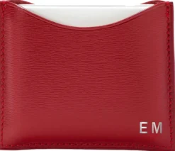 Refillable Fine Leather Compact Case