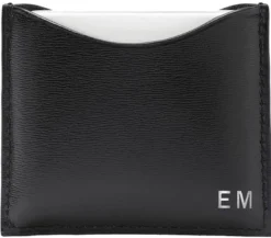 Refillable Fine Leather Compact Case