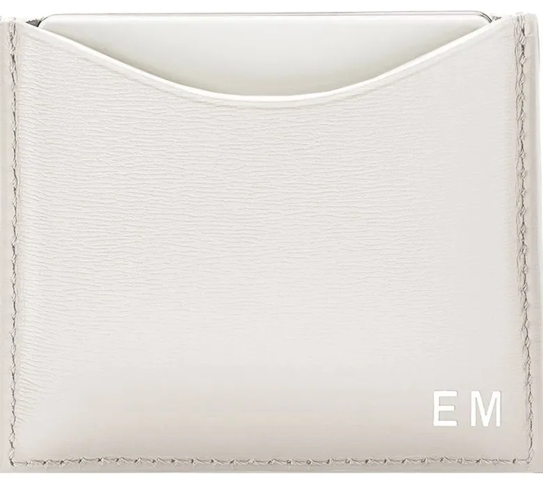 Refillable Fine Leather Compact Case