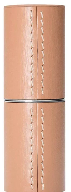 Refillable Fine Leather Lipstick Case