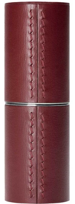 Refillable Fine Leather Lipstick Case