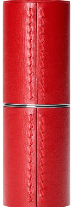 Refillable Fine Leather Lipstick Case