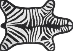 REVERSIBLE ZEBRA BATHMAT