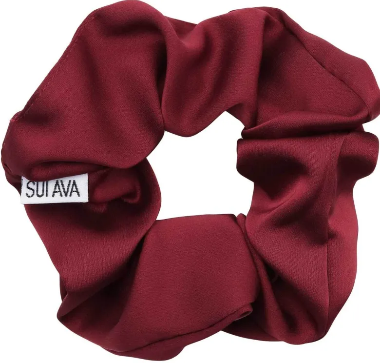 Ribbon Scrunchie - French Wine