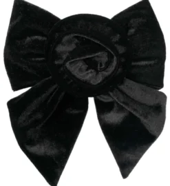 Rosie Velvet Bow - Black